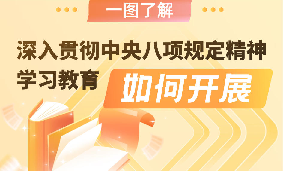 一图了解深入贯彻中央八项规定精神学习教育如何开展